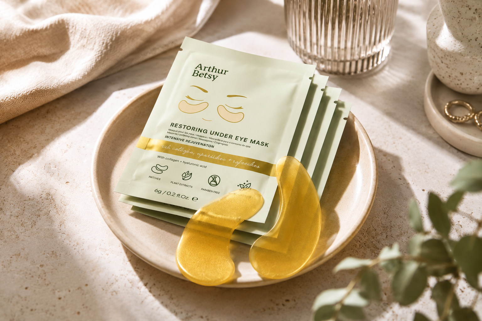 gold collagen under eye patches Ireland