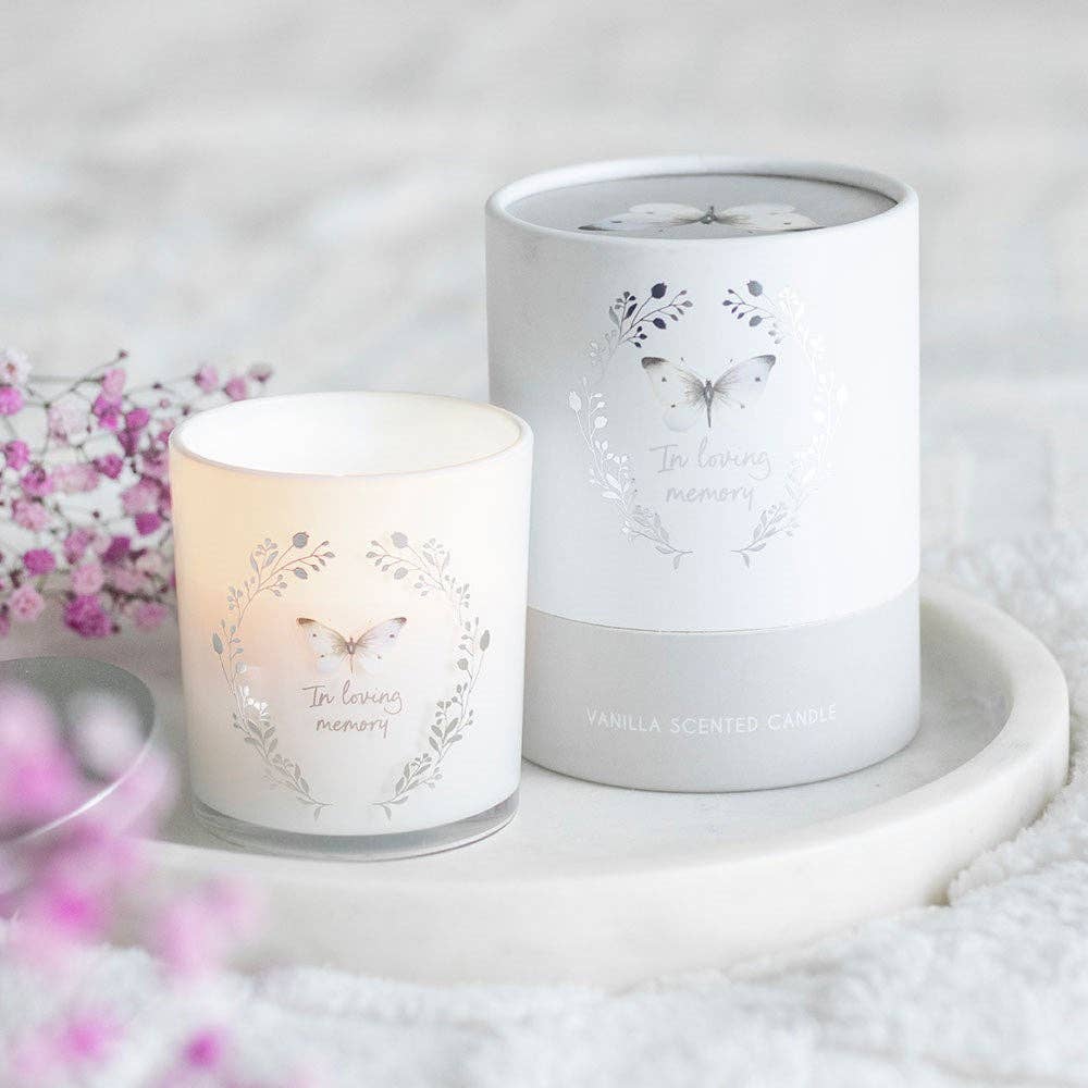 In Loving Memory vanilla candle Ireland