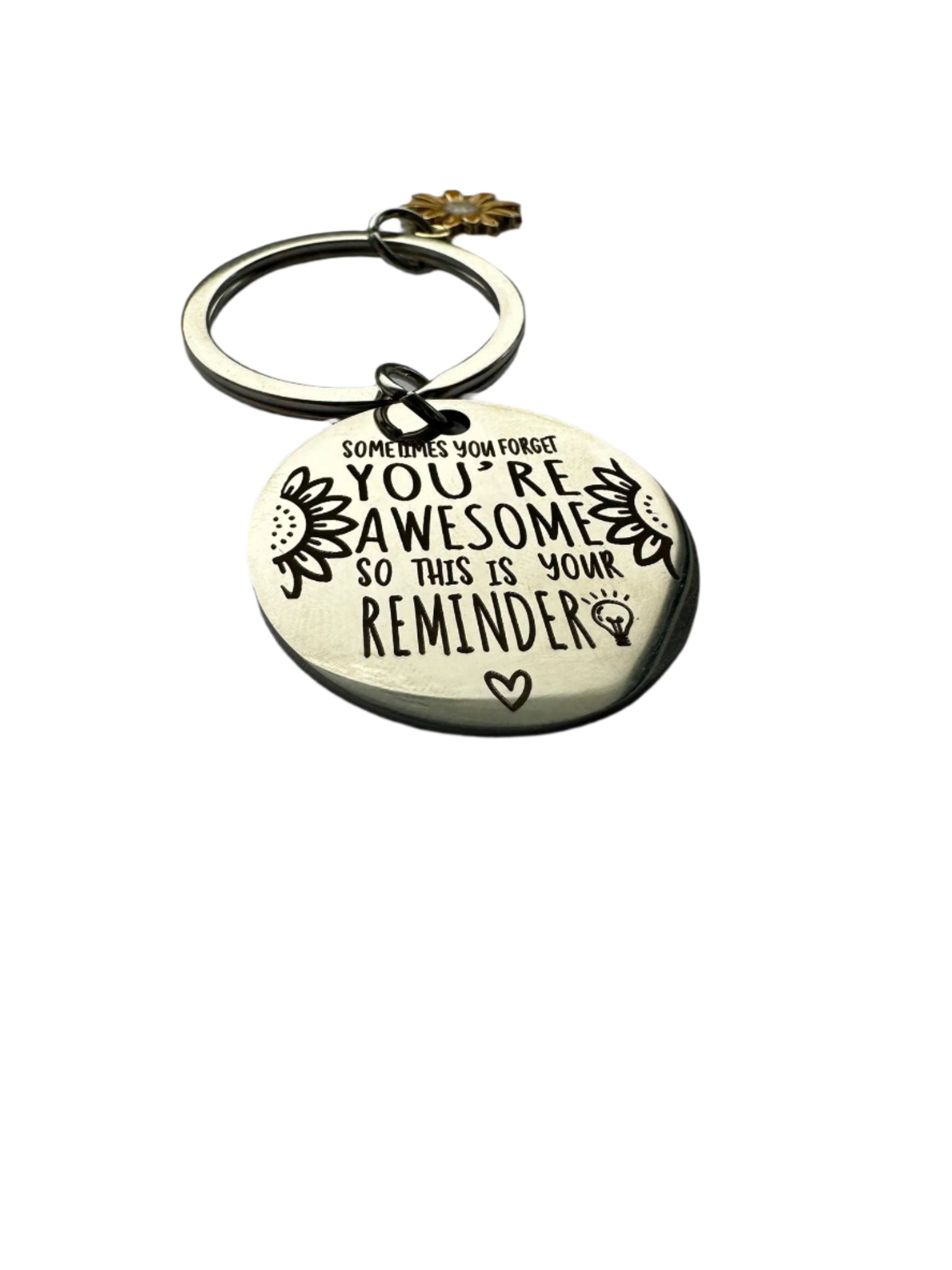 Inspirational Message Keyring - TLC Gifting