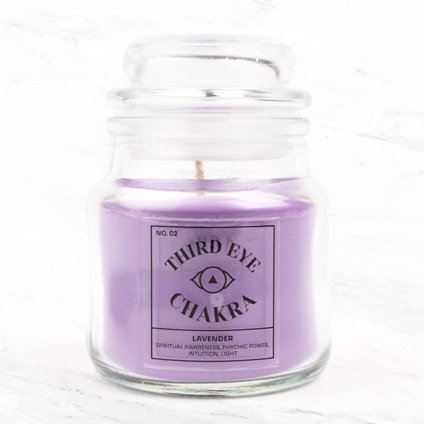 Lavender Chakra Soy Candle | Wellness Candle Ireland - TLC Gifting