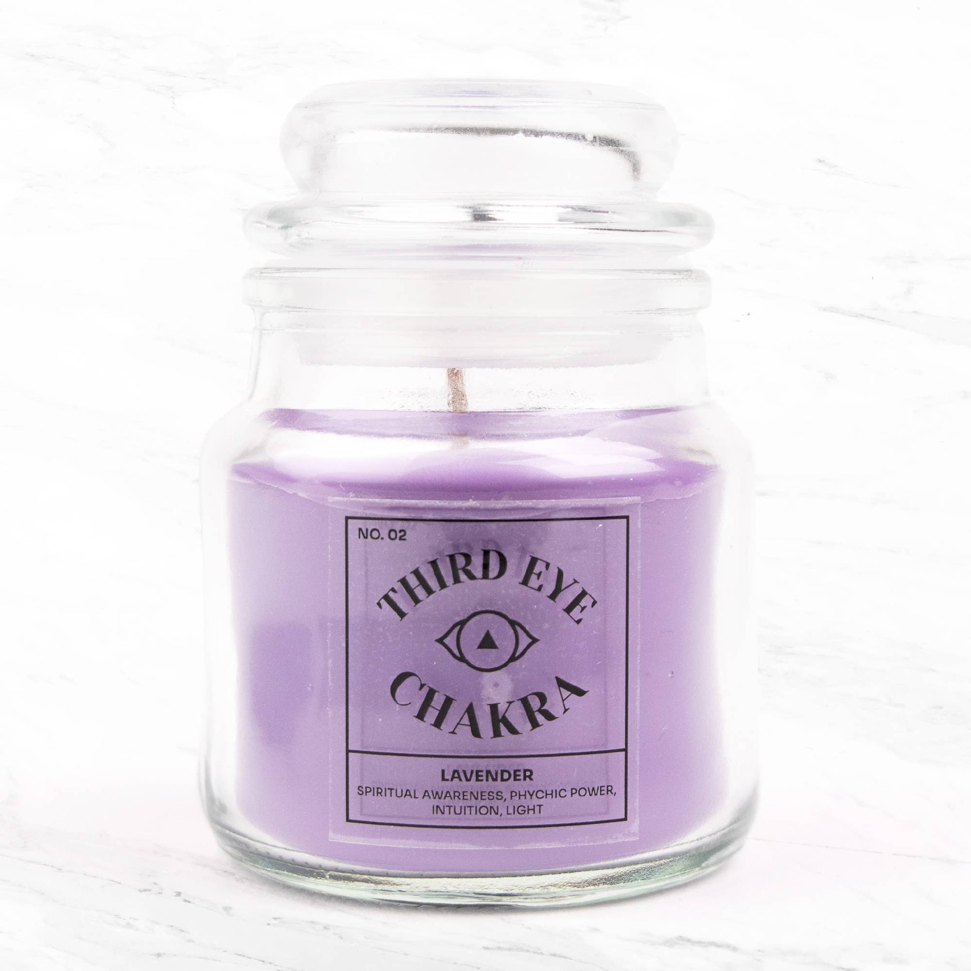 Lavender Chakra Soy Candle | Wellness Candle Ireland - TLC Gifting