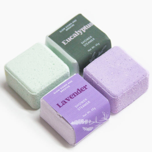 Lavender & Eucalyptus Shower Steamers Set | Relaxing Shower Steamer Ireland - TLC Gifting