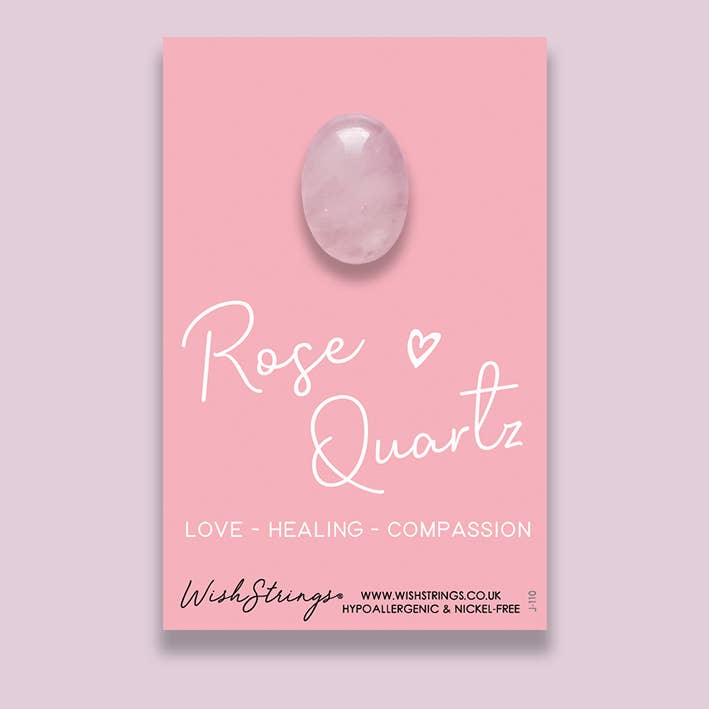 Little Rose Quartz Pocket Token – Strength, Love & Light - TLC Gifting
