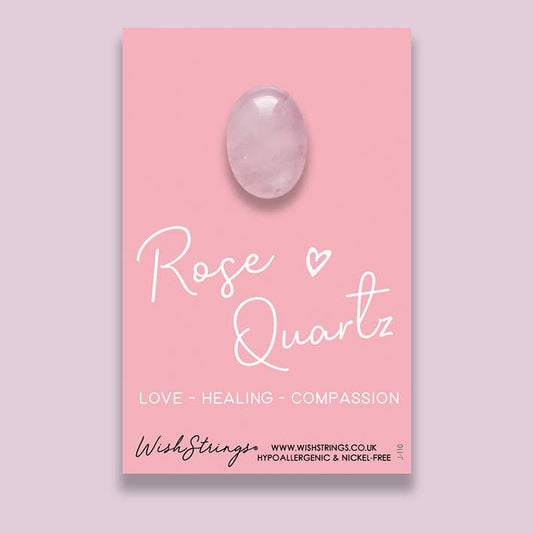 Little Rose Quartz Pocket Token – Strength, Love & Light - TLC Gifting