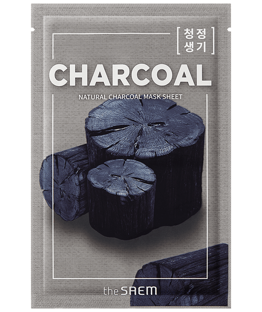 Natural Charcoal Sheet Mask | Purifying & Refreshing - TLC Gifting