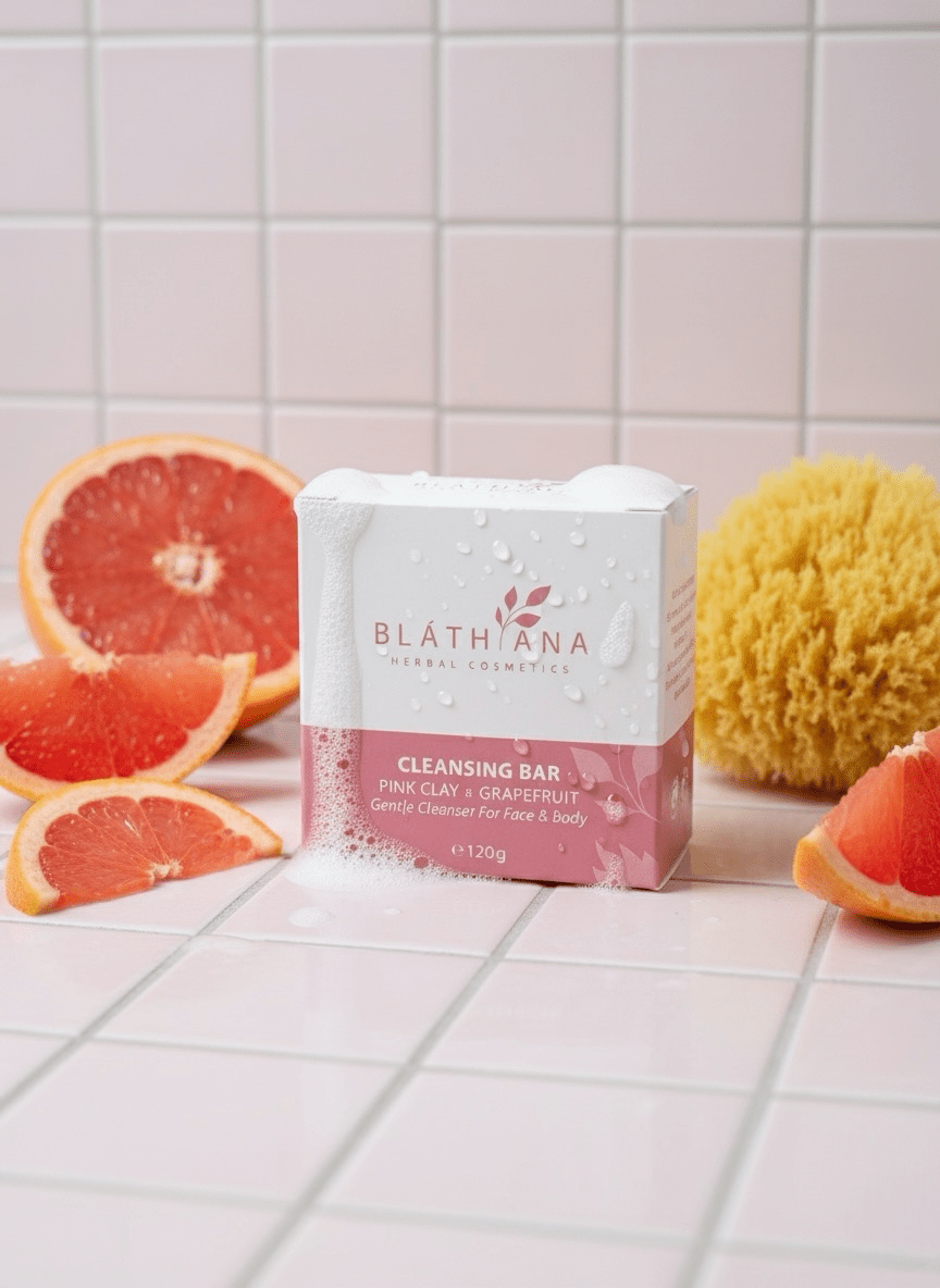 Pink Clay & Grapefruit Cleansing Bar | Natural Skincare - TLC Gifting