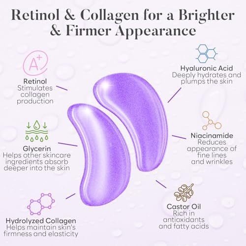 Retinol & Collagen Eye Pads with Niacinamide - TLC Gifting