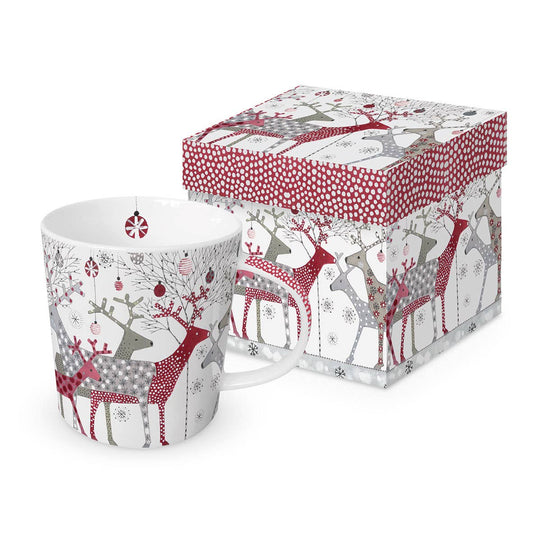Scandic Christmas Trend Mug – Festive Porcelain Gift Mug - TLC Gifting