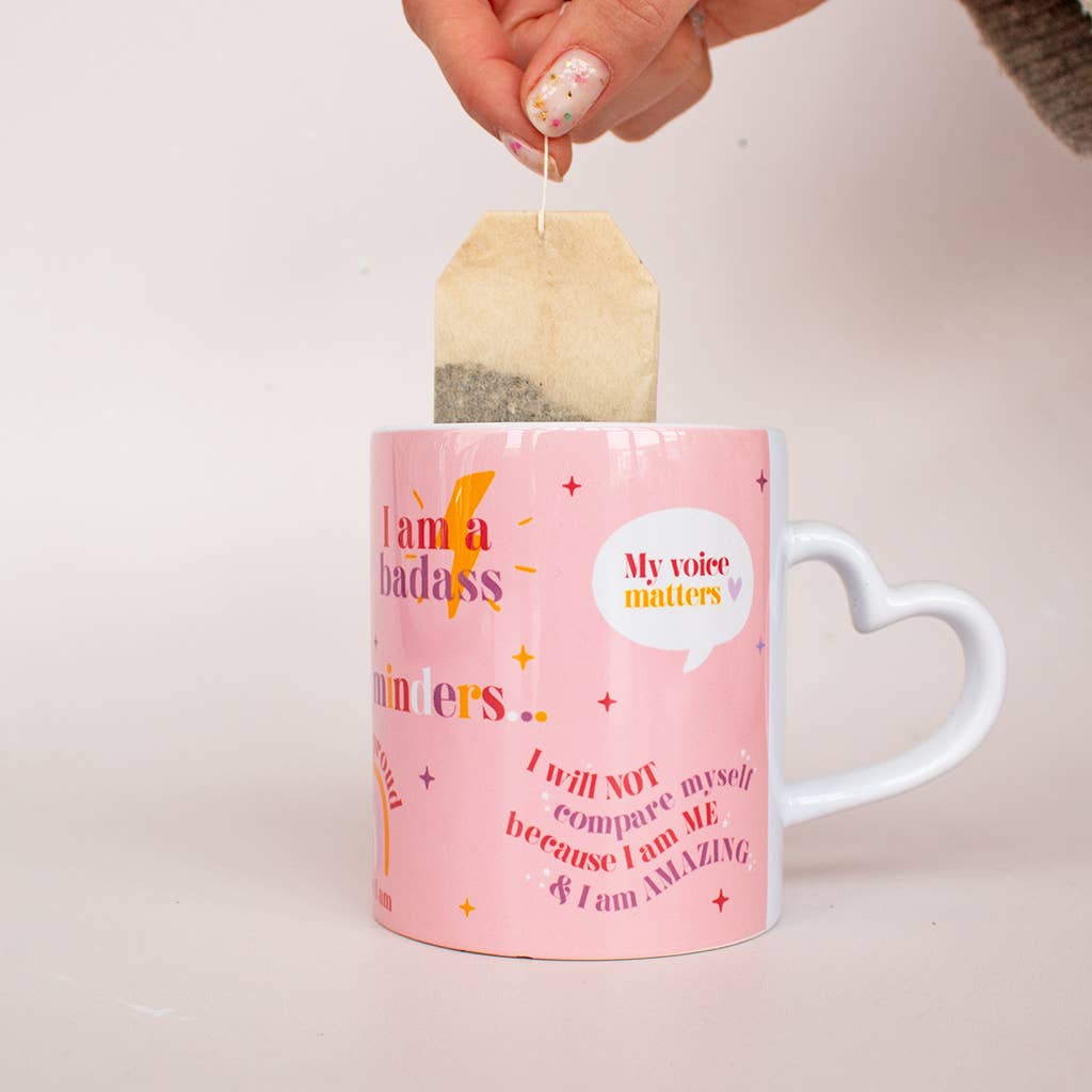 Self Love Reminders Mug | Positive Affirmation Mug Ireland - TLC Gifting