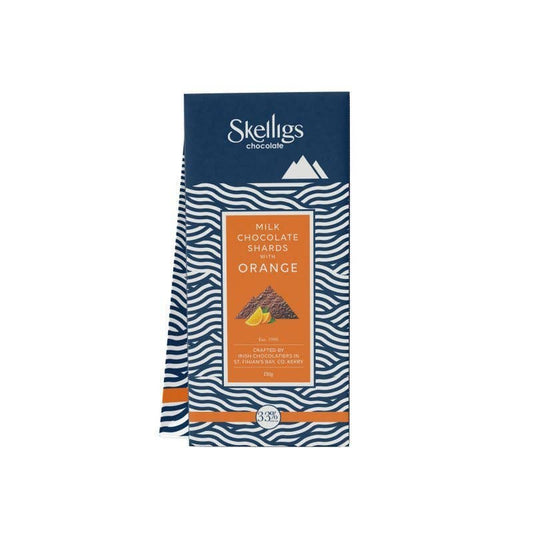 Skelligs Box of Milk Chocolate Shards with Orange - TLC Gifting