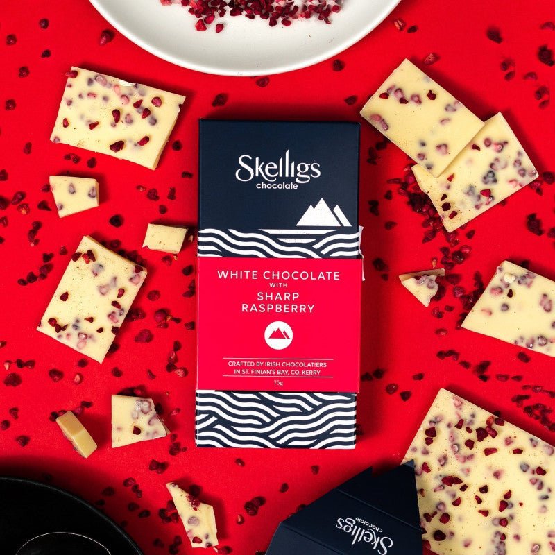 Skelligs White Chocolate & Raspberry Bar - TLC Gifting