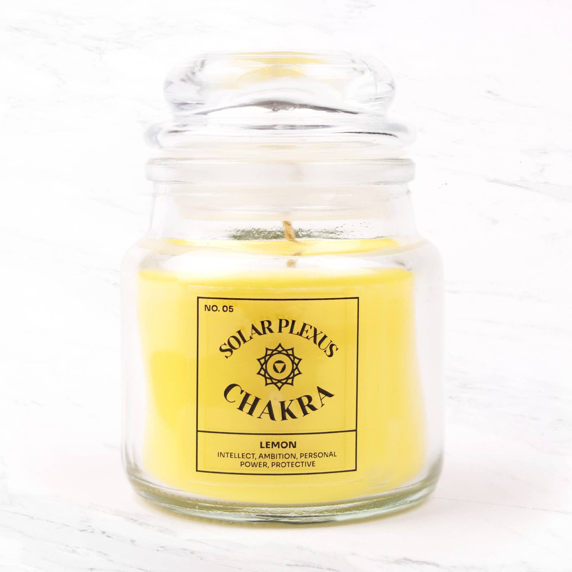 Solar Plexus Chakra Candle Lemon | Soy Candle Ireland - TLC Gifting