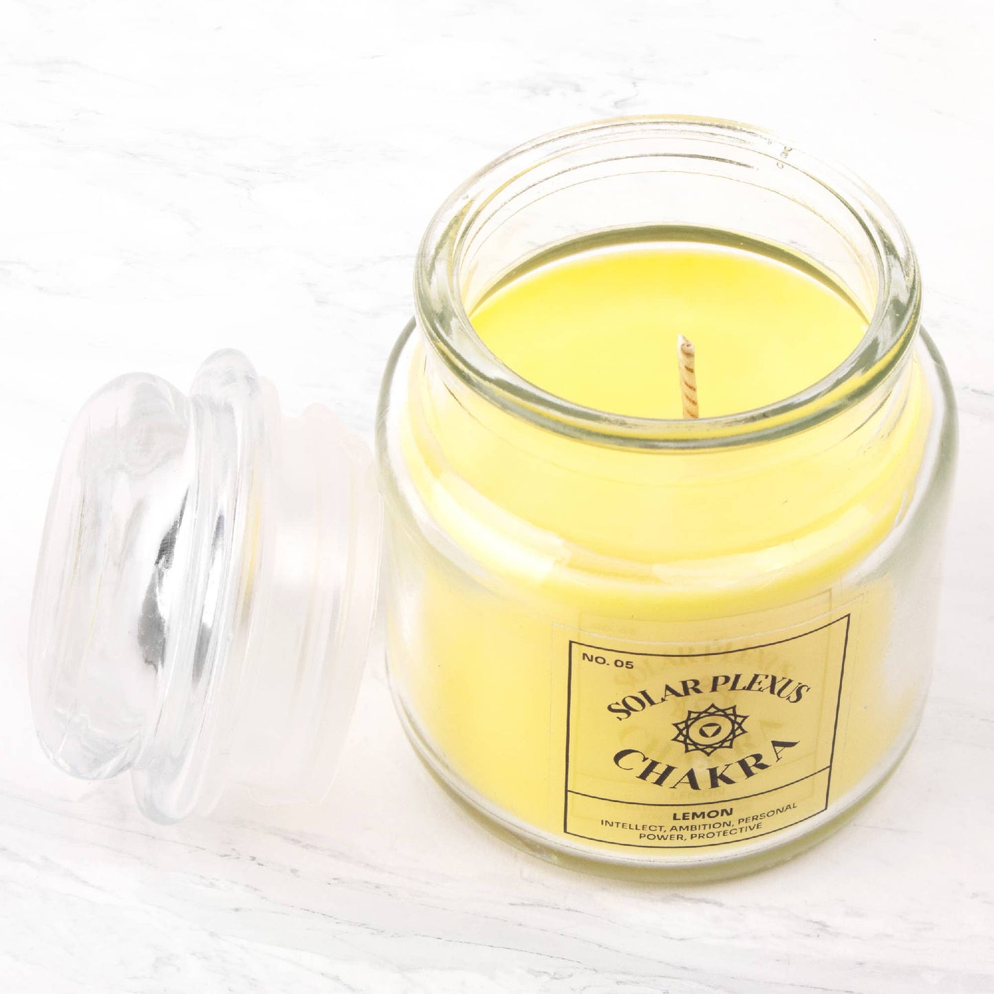 Solar Plexus Chakra Candle Lemon | Soy Candle Ireland - TLC Gifting
