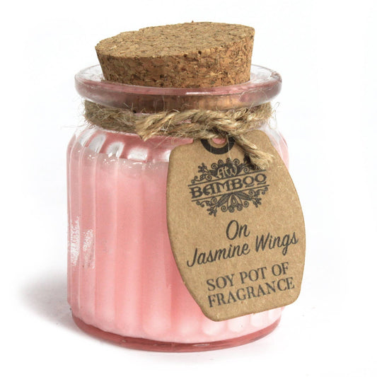 Soy Pot of Fragrance Jar Candle - On Jasmine Wings - TLC Gifting