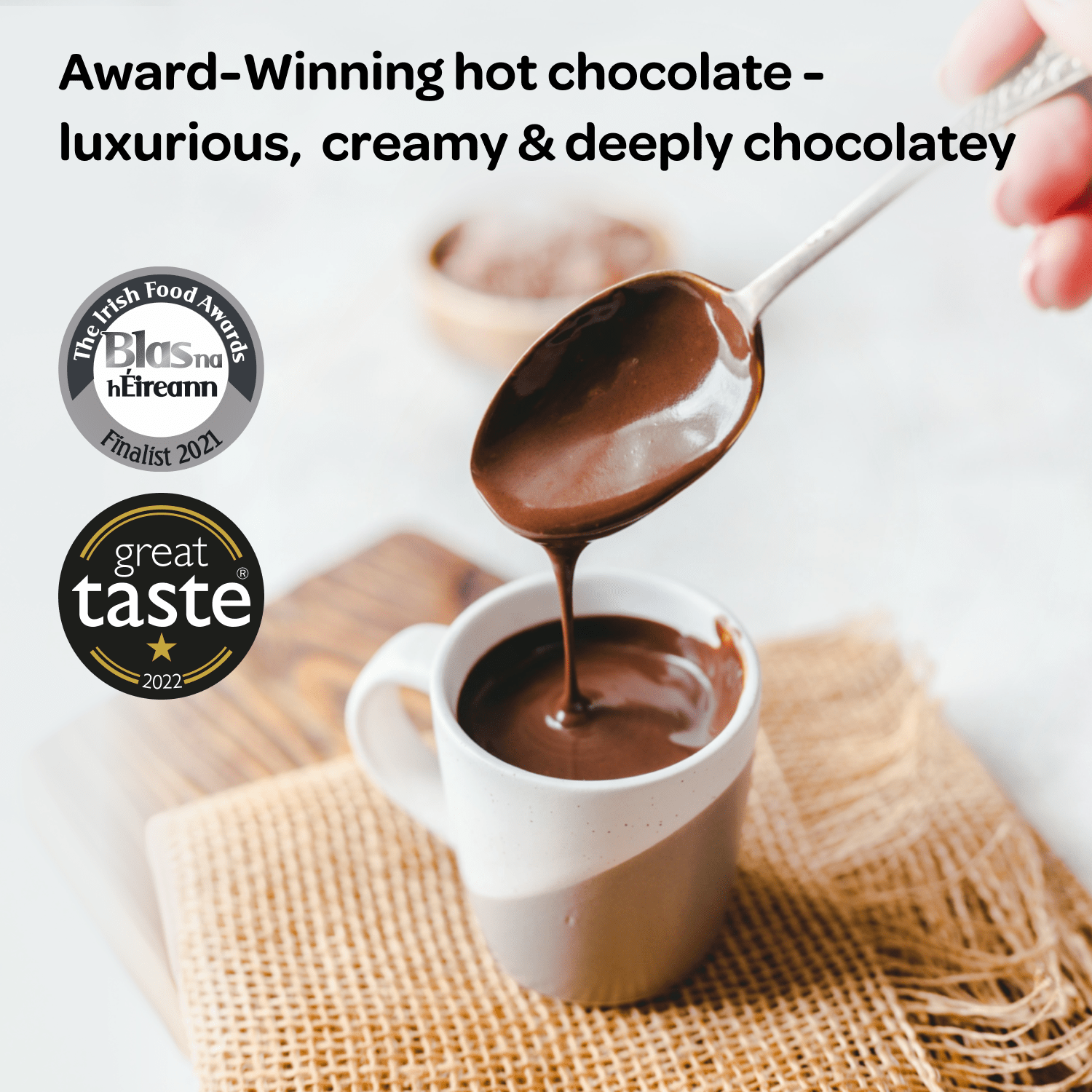Spoond Dark Milk Hot Chocolate – Belgian Chocolate Blend - TLC Gifting