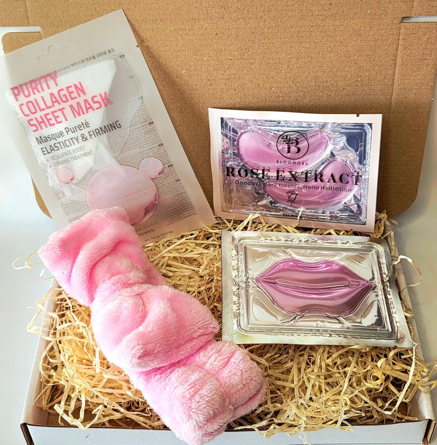 collagen sheet mask and rose eye mask ireland gift box