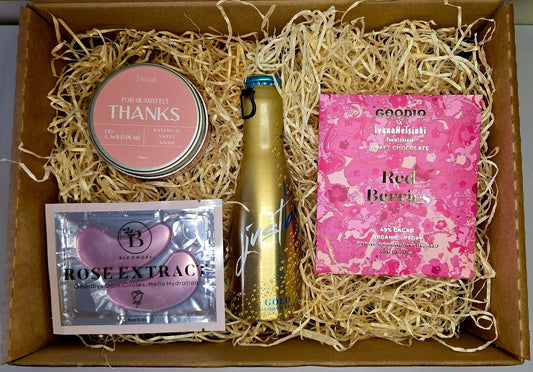 Thank You Gift Box | Non - Alcoholic Prosecco & Treats - TLC Gifting