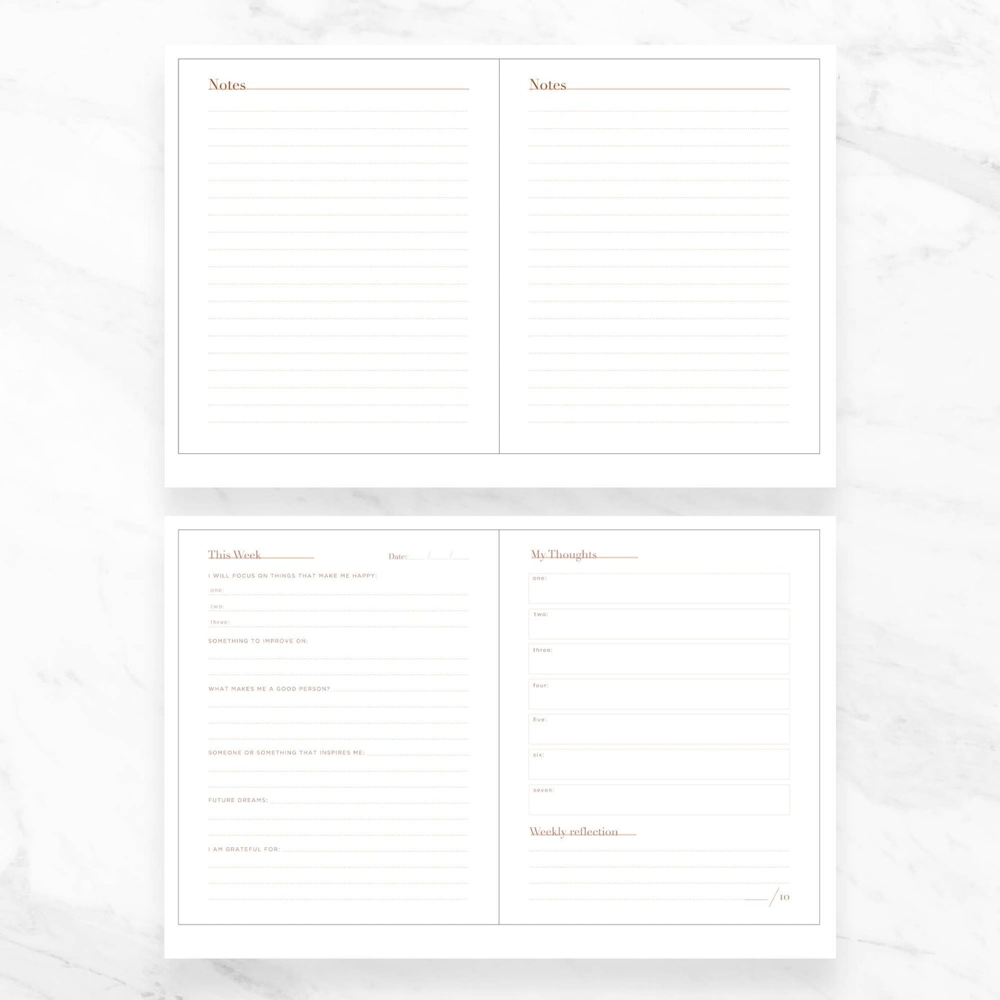 The Mindful Journal | Wellness and Reflection Journal - TLC Gifting