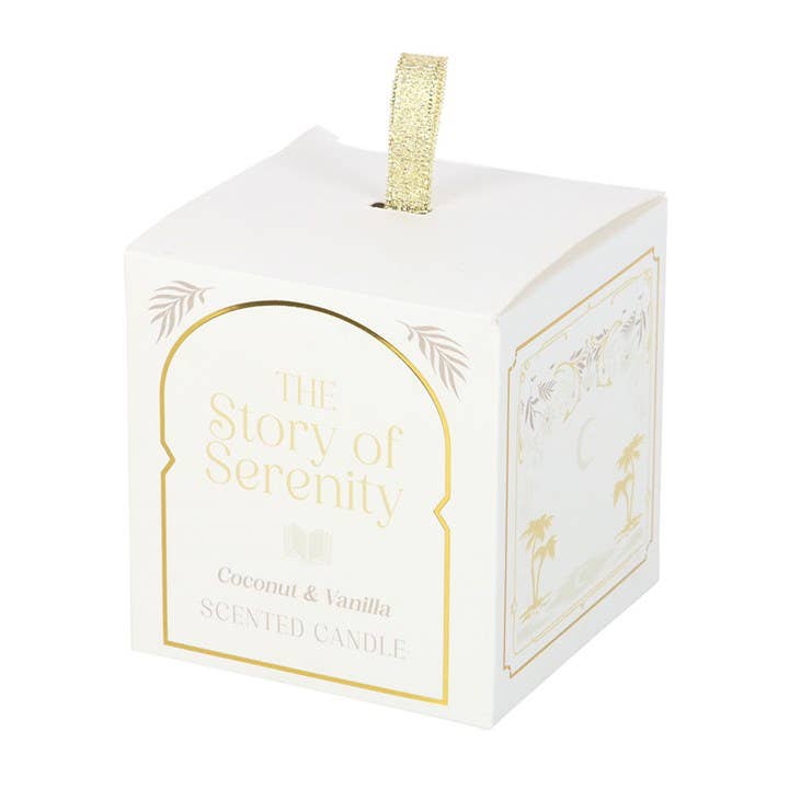 The Story of Serenity Mini Candle Coconut & Vanilla | Relaxing Candle Ireland - TLC Gifting