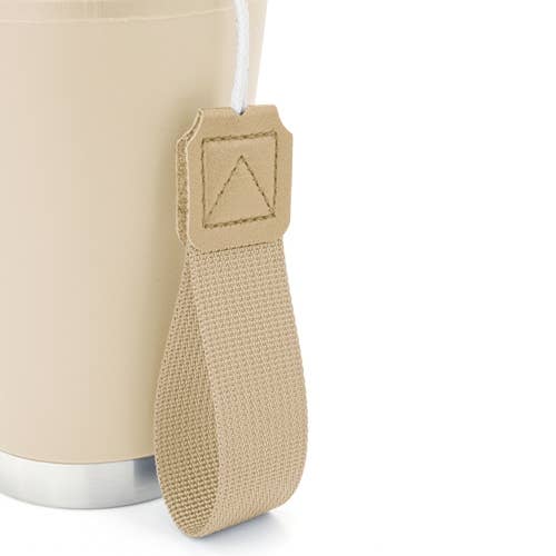 Red Insulated Travel Mug with Handle | 380ml