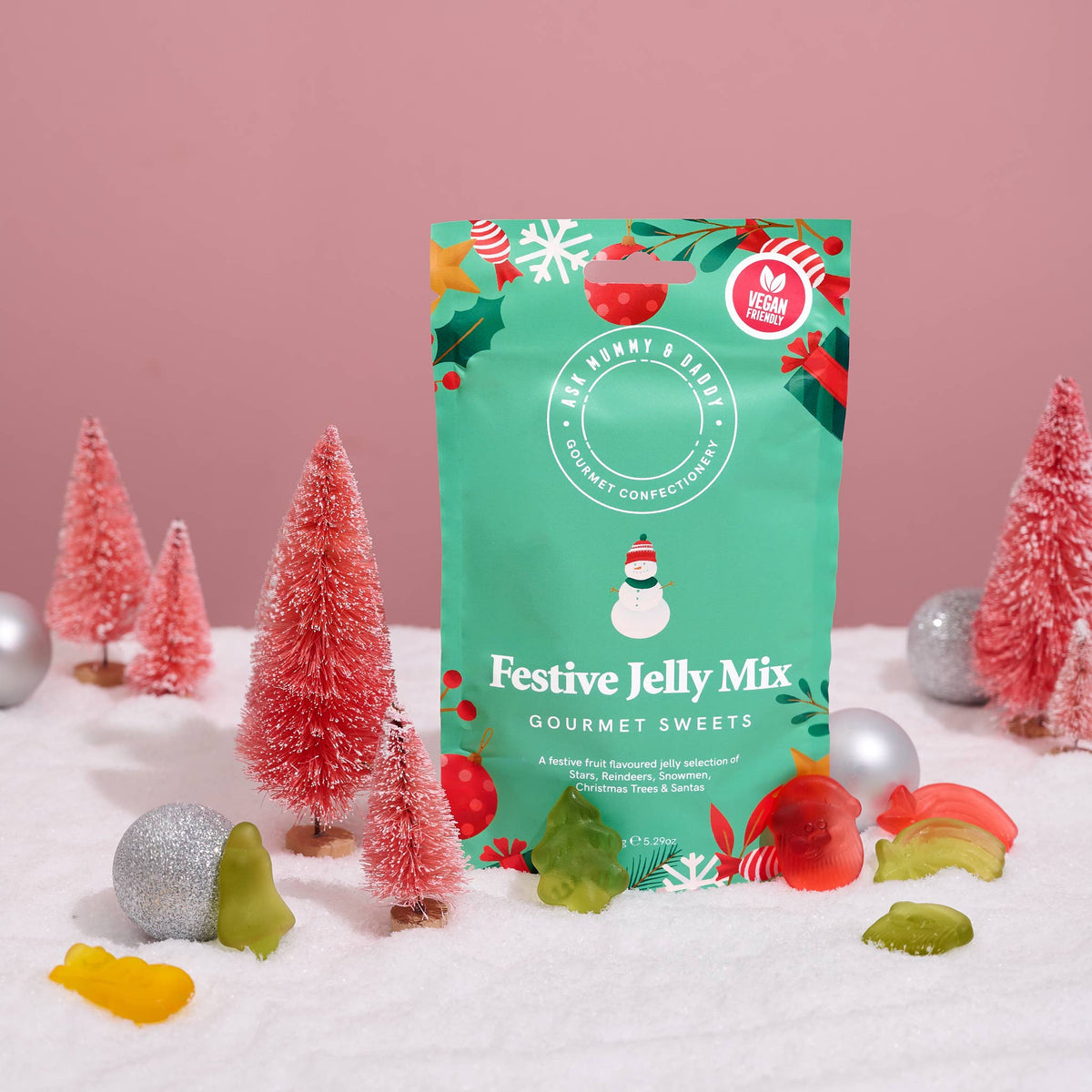 Festive Jelly Mix 150g Christmas sweets