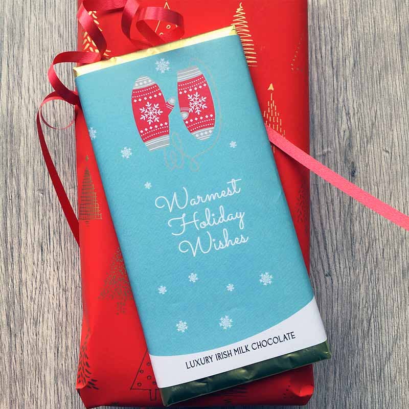 Warmest Holiday Wishes Chocolate Bar - TLC Gifting