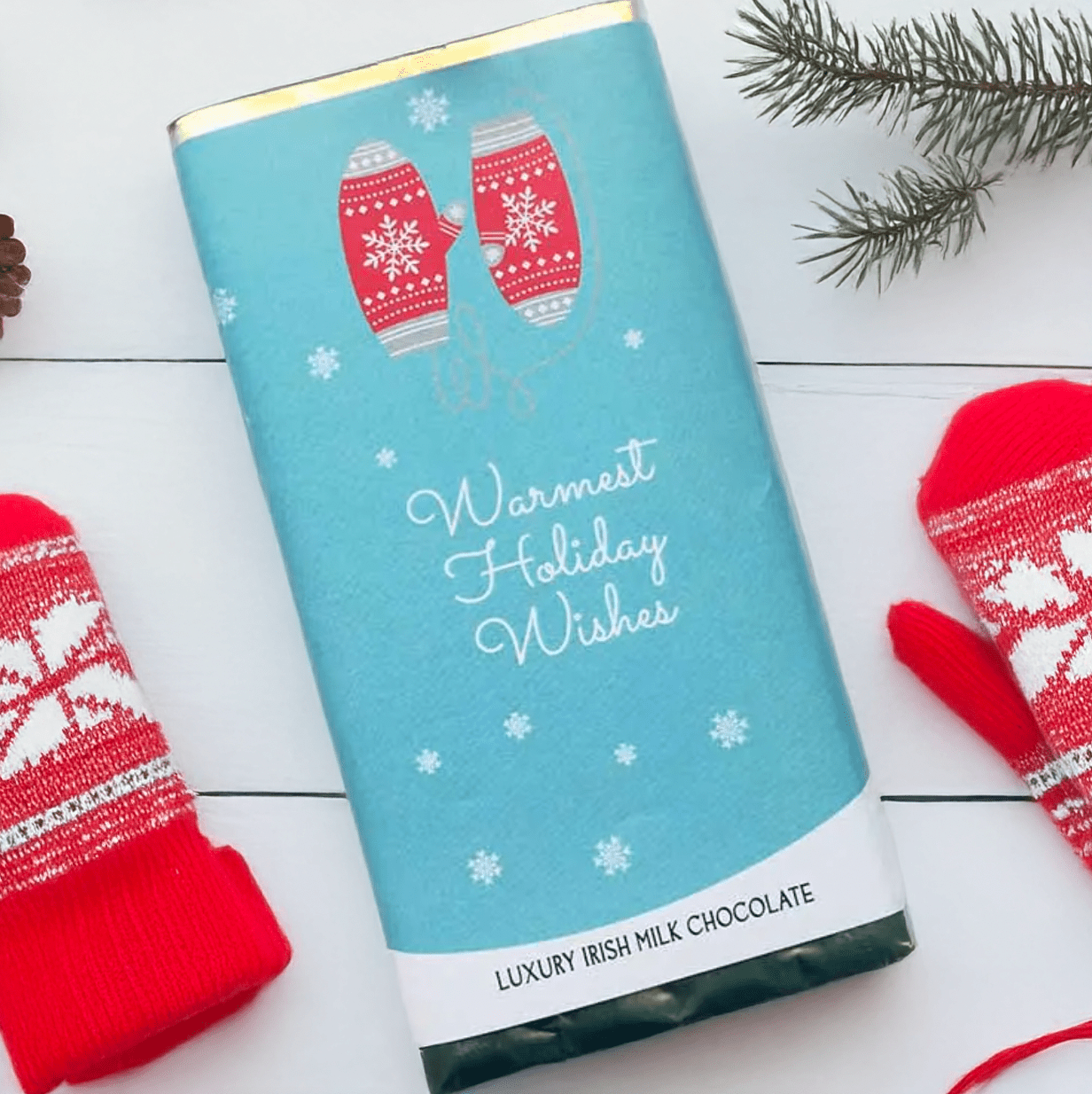 Warmest Holiday Wishes Chocolate Bar - TLC Gifting