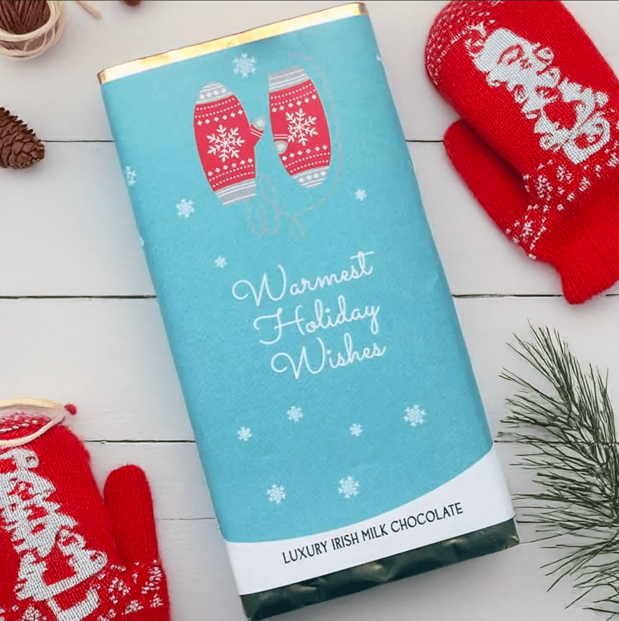 Warmest Holiday Wishes Chocolate Bar - TLC Gifting