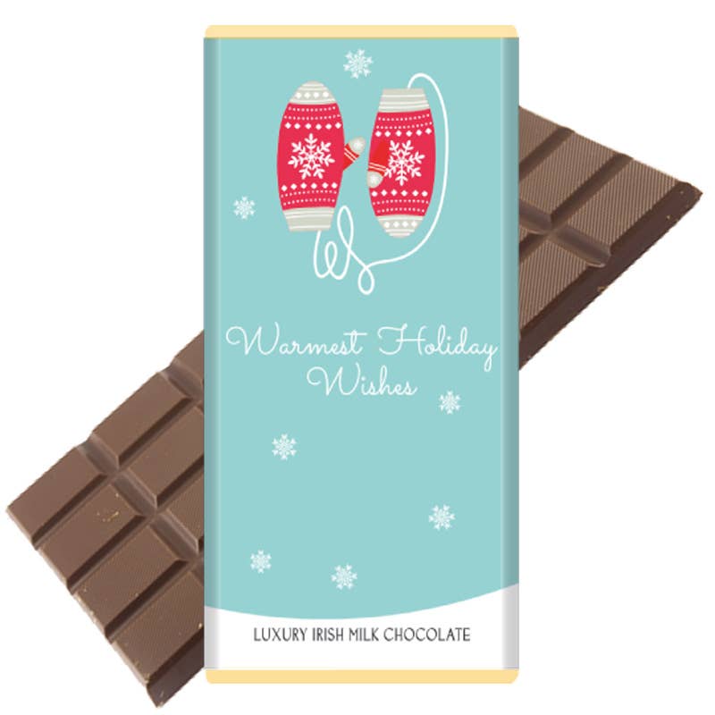 Warmest Holiday Wishes Chocolate Bar - TLC Gifting