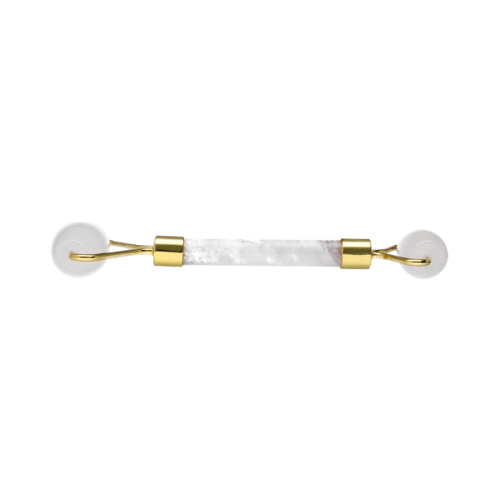 White Quartz Facial Roller | Crystal Face Massager Ireland - TLC Gifting