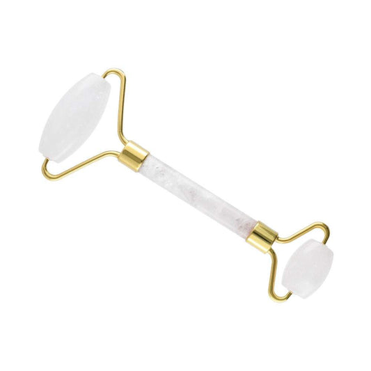 White Quartz Facial Roller | Crystal Face Massager Ireland - TLC Gifting