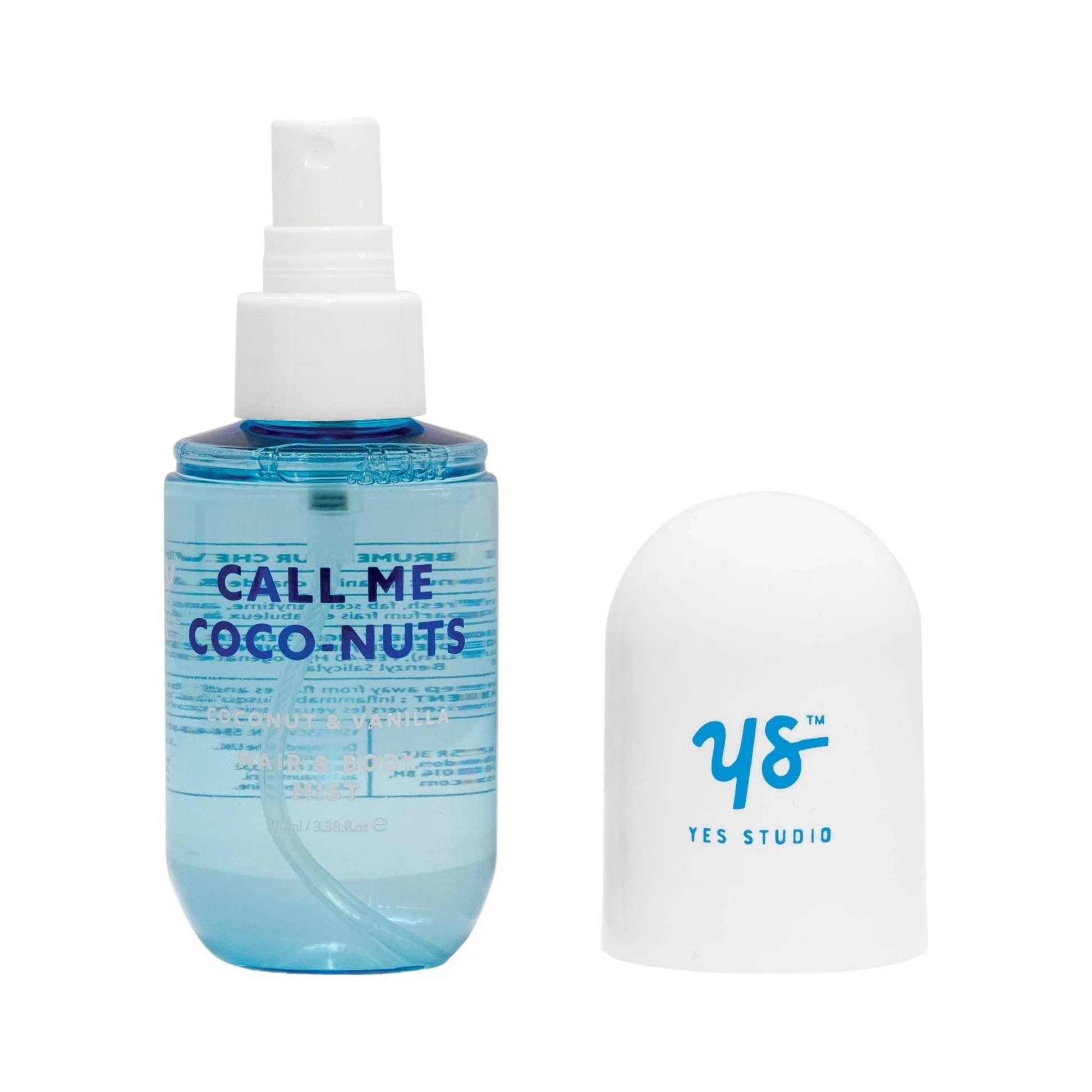 yes studio hair body mist coconut vanilla ireland